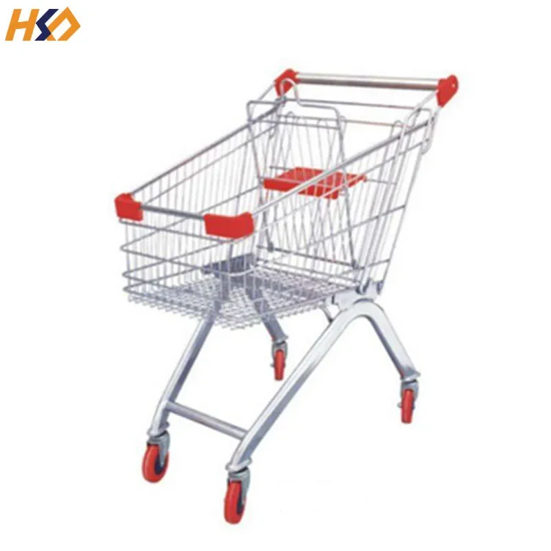 Hot-Selling Europese Stijl Custom Supermarkt Trolly Winkelwagen