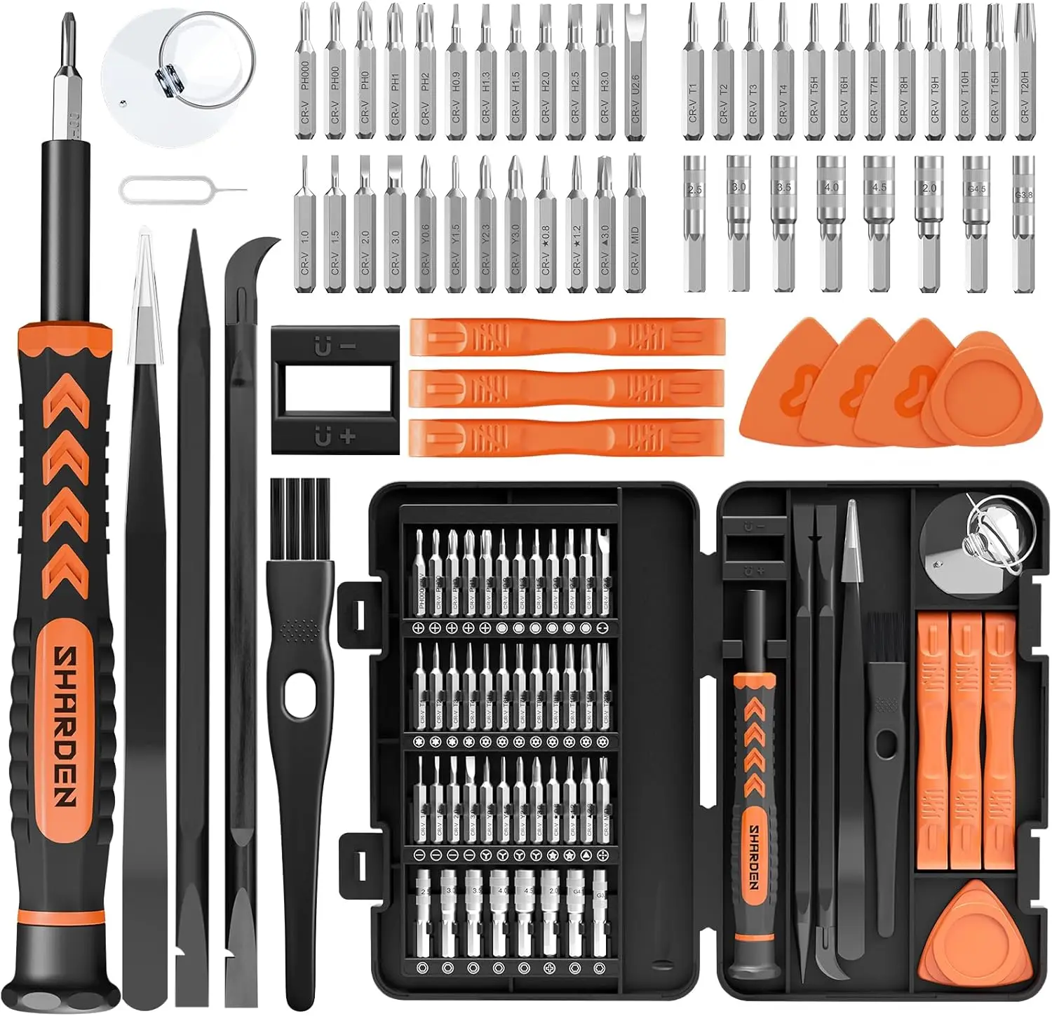 

58 in 1 Precision Screwdriver Set, Magnetic Mini Repair Kit for iPhone MacBook Computer Laptop PC PS4 Xbox Eyeglasses Watch