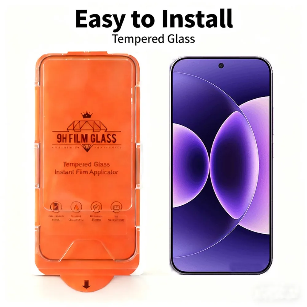 

2pcs Dust Free Tempered Glass for Xiaomi 17 Pro Max Mi 15 13 13T 14T Pro Screen Protector Fingerprint-free