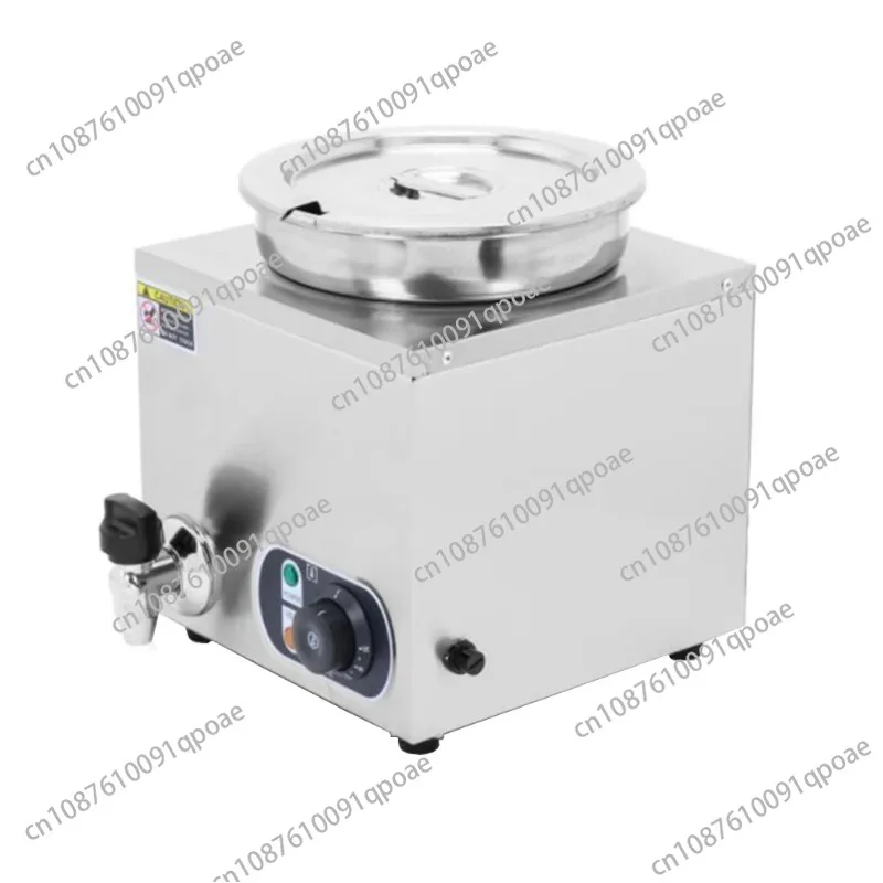 Commercial Single Pan Soup Warmer Chocolate Melting Stainless Steel Electric Hotel Buffet Canteen Equipment
