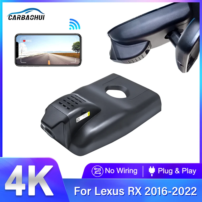 

4K Dash Cam Camera 2160P Car DVR Recorder For Lexus RX 200t 300 for Lexus RX 350 for Lexus RX 450h for Lexus RX AL20 2016-2023