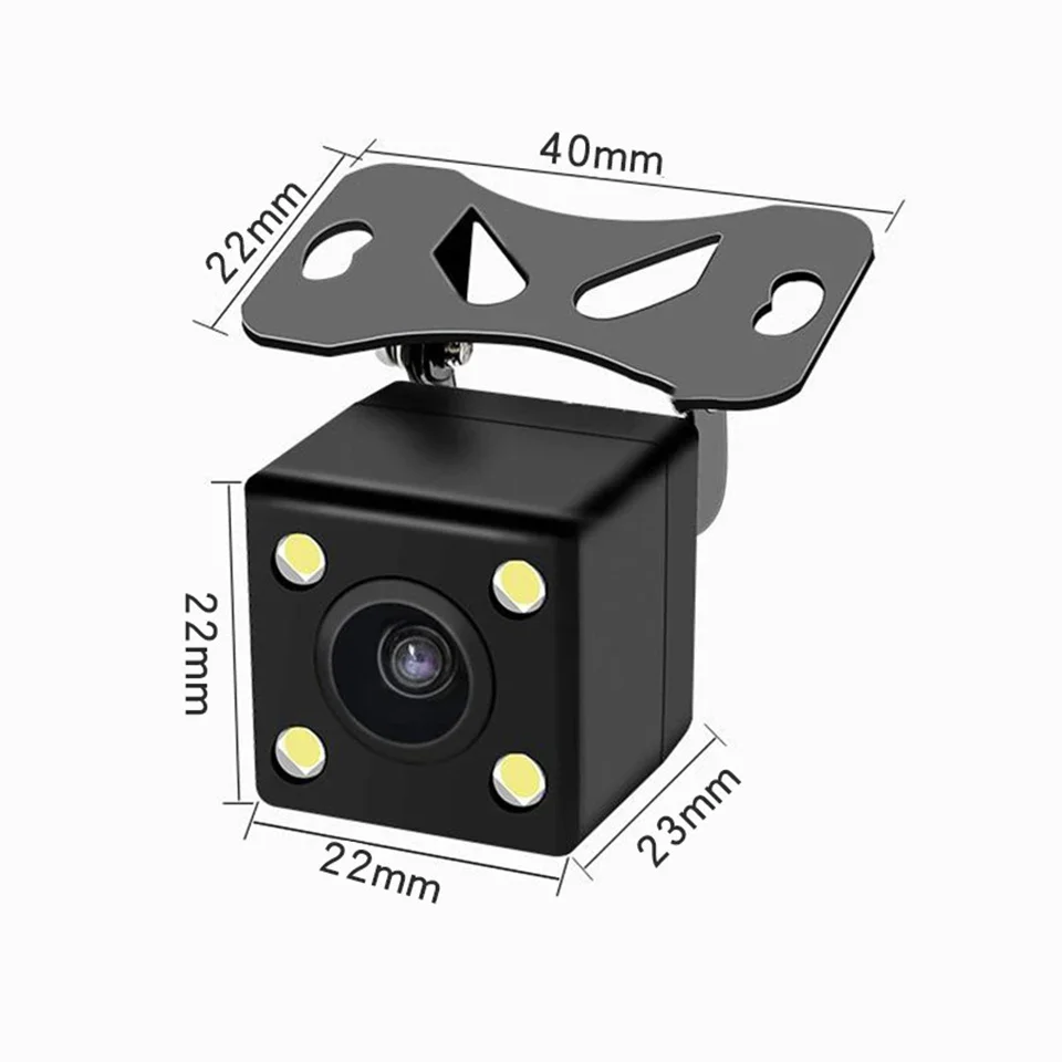 Car Rear / Front Camera Night Vision Waterproof Parking Camera Wide Angle for Car Radio Head Unit 12LED/4LED/Fisheye Camera