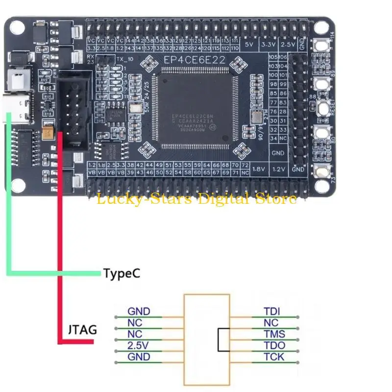 

T3EE EP4CE6E22C8N Решение для разработки FPGA с возможностью расширения для промышленного управления