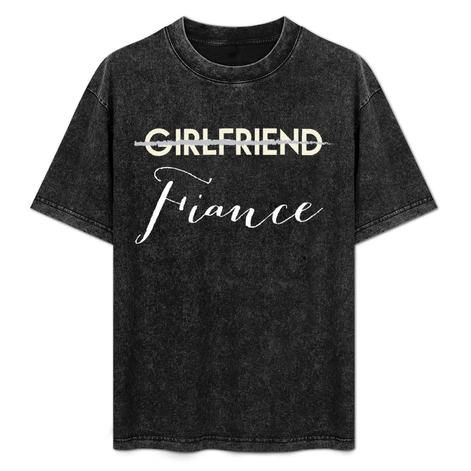 

Girlfriend Fiance T-Shirt Comfortable Workout Short Sleeve Shirt