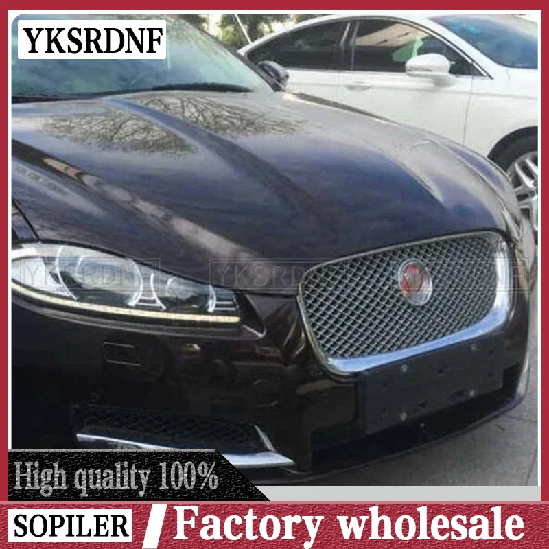 

Для Jaguar xf XF 2008-2016 автомобильный Стайлинг ABS передняя крышка гриля отделка Авто запасные части 1 шт.