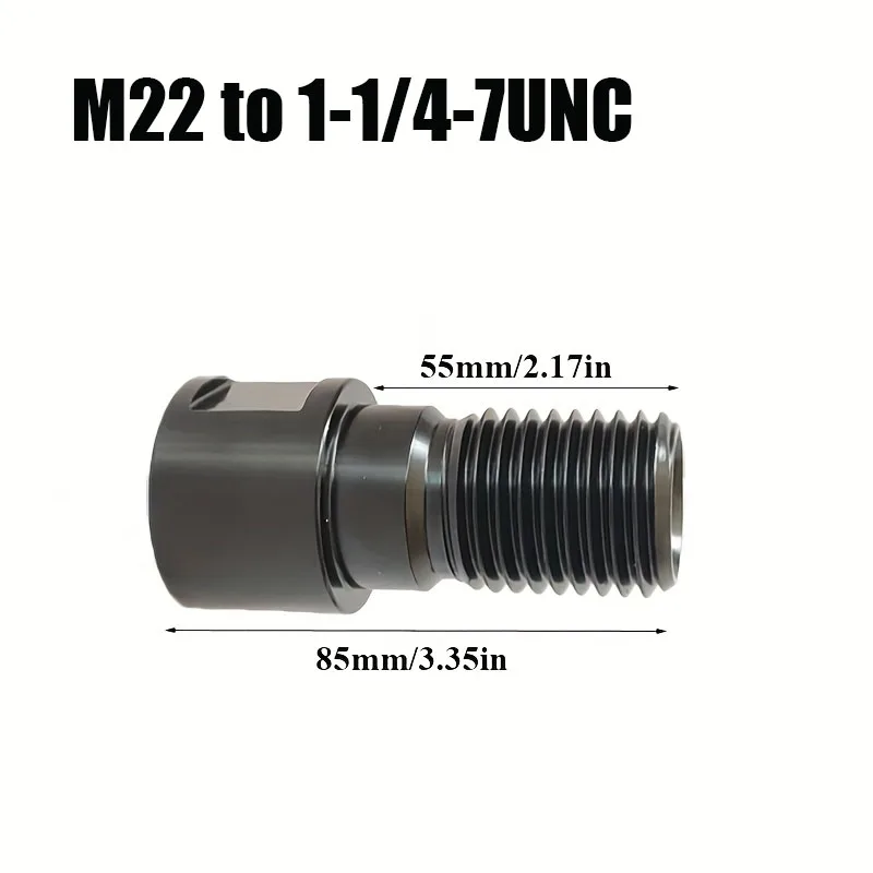 Thread Adapter for Diamond Drill Core Bits Male M22 to Female 11-4-7 UNC Connection Thread Convertor Construction Tools