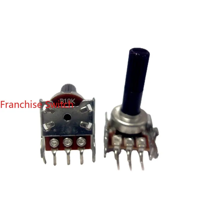 

10PCS TYPE 12 POTENTIOMETER B10K SHAFT LENGTH 20MM