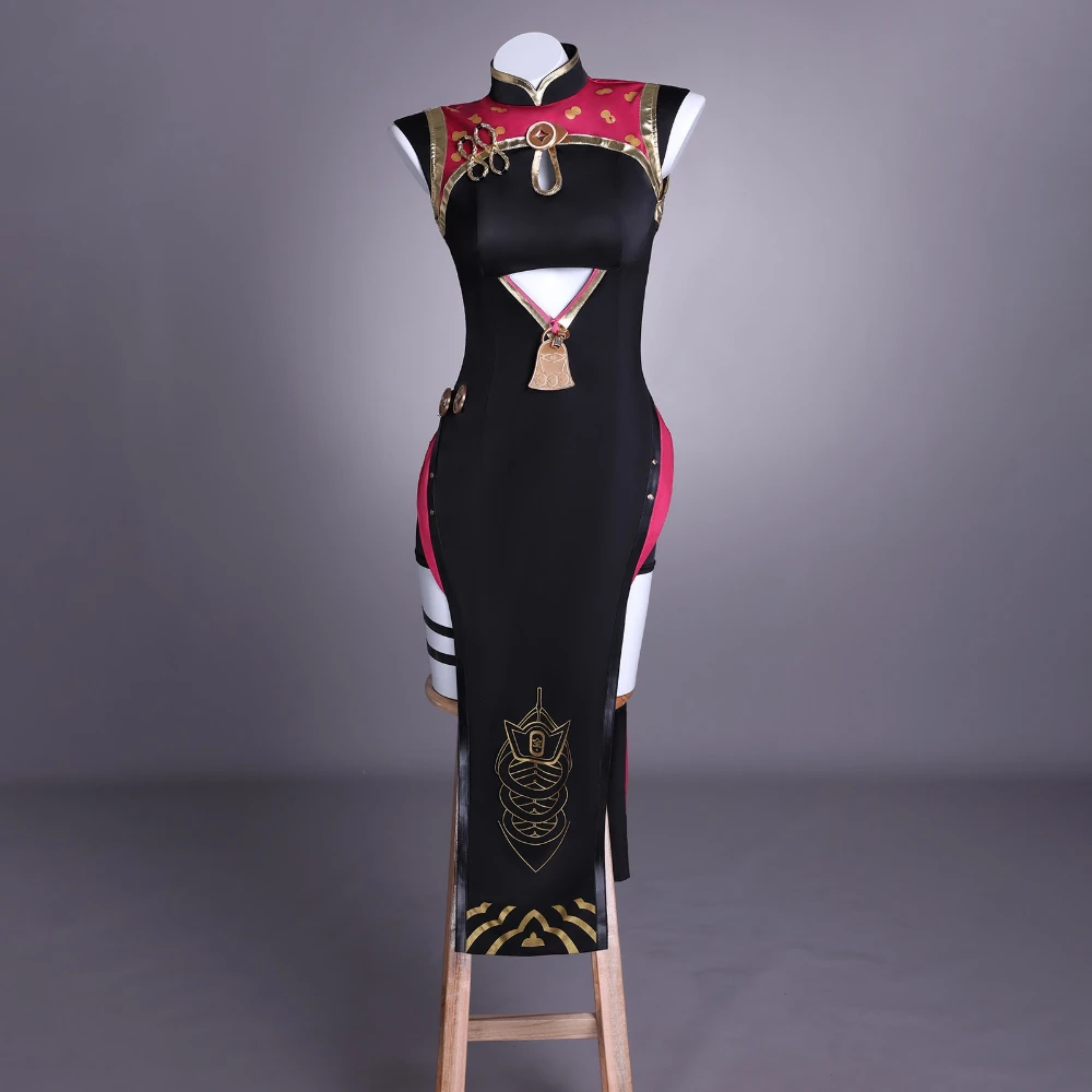 

Zenless Zone Zero Sweety Cosplay Costume Cheongsam Uniform Headwear Sunglasses Yum Cha Sin Halloween Party for Women Girls