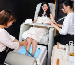 Chaise électrique multifonctionnelle pour salon de manucure, thérapie des pieds en hauteur, bain de pieds, canapé solide pour les pieds