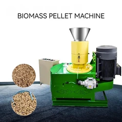 HL-200 Wood Pellet Machine Biomass Pellet Fuel Production Sawdust Shavings Rice Husk Straw Processing Granulator 7.5KW 60-80KG/H