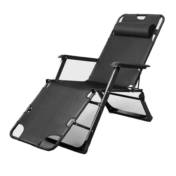 كرسي صالة قابل للطي ثنائي الاستخدام كرسي منزلي خارجي كسول شرفة شمس كرسي متعدد الوظائف #2