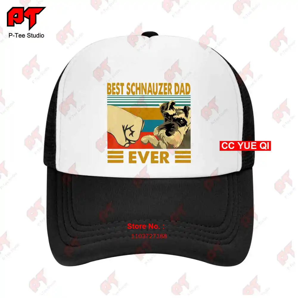 Schnauzer Dog Dad Ever Baseball Caps Truck Cap 0X35