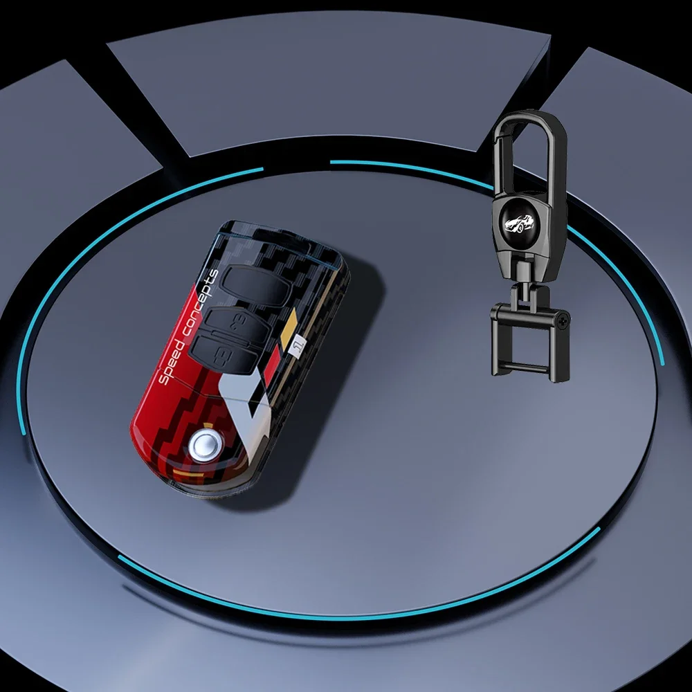 Picture 5: 2/3/4 Buttons Graffiti Car Flip Key Case Cover Holder Protector Shell For Mazda 2 3 5 6 CX7 CX9 RX8 MX5 MPV Demio Accessories