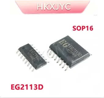 5PCS EG2113D Narrow Body SOP16 EG2113D Wide Body SOW16 600V 2A Half-Bridge Gate Driver IC MOSFET IGBT Driver Chip For BLDC Motor