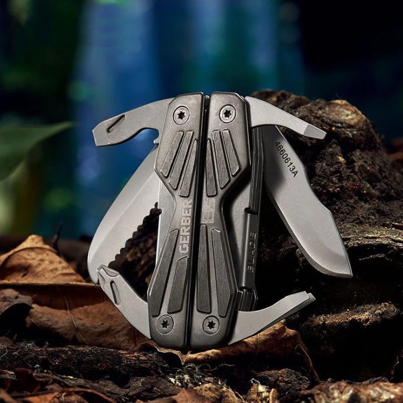 GERBER BG 9in1 EDC Multitool Camping supplies Pocketknife Folding pliers Tactical Survival Outdoor Bushcraft Nature hikes