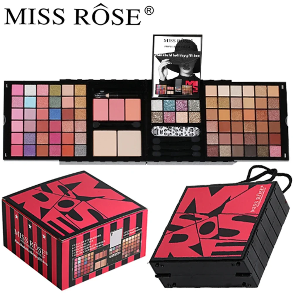 Halloween Makeup Kit Full Set for Women Beginner Portable Travel Eyeshadow Blush Lipstick Multi-function Palette
