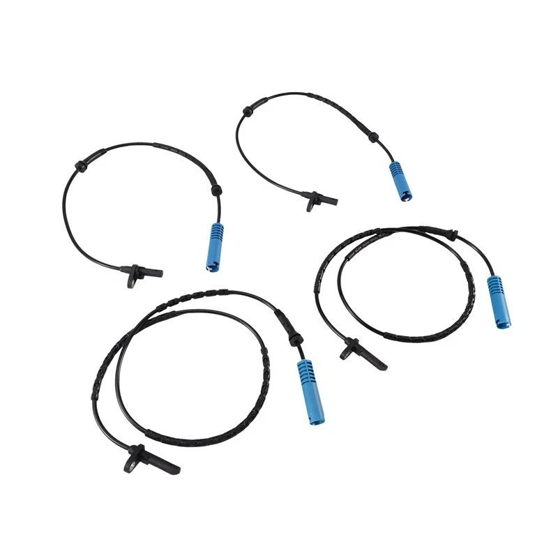 4 PCS Front Rear Left Right ABS Speed Sensor For BMW-boom