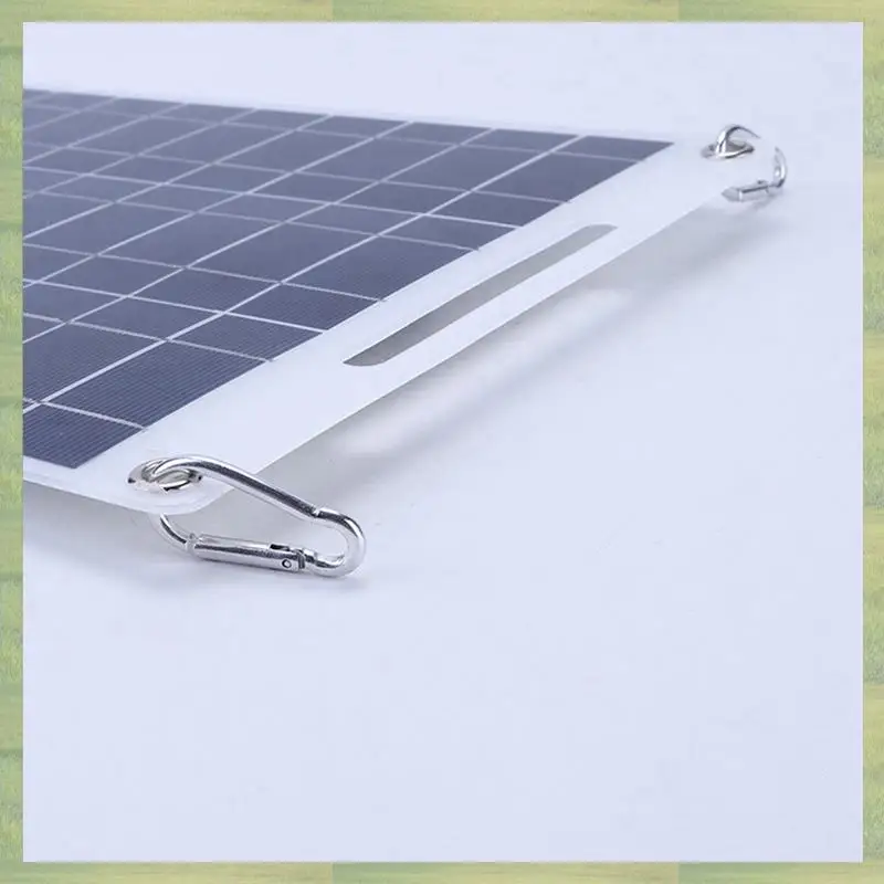 

N15R-2X 60W Solar Panel Portable 5V Dual USB Fast Charger Panel Kit Outdoor Emergency Charging Battery Travel Phone Charger