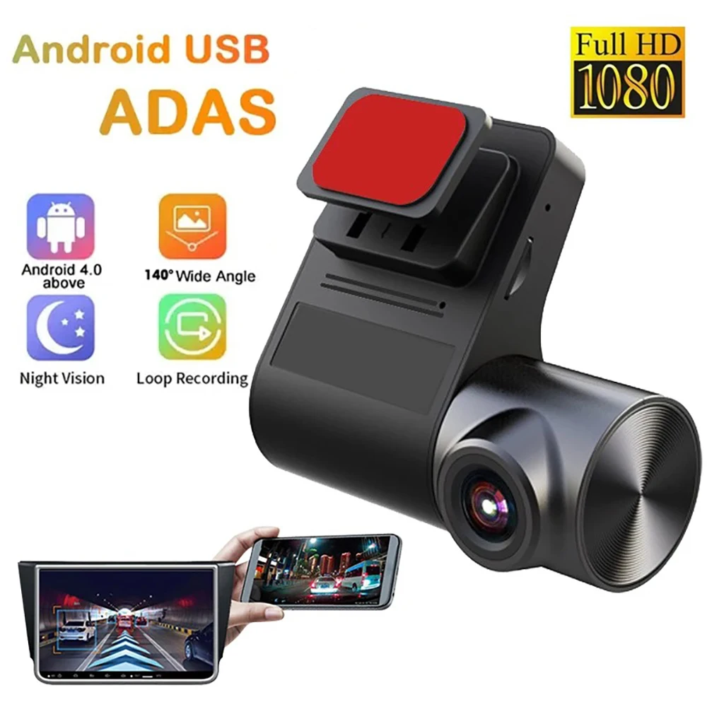 Car DVR USB Dash Cam Full HD 1080P Vehicle Camera Car Drive Video Recorder Auto Dashcam Black Box Registrator Car Accessories