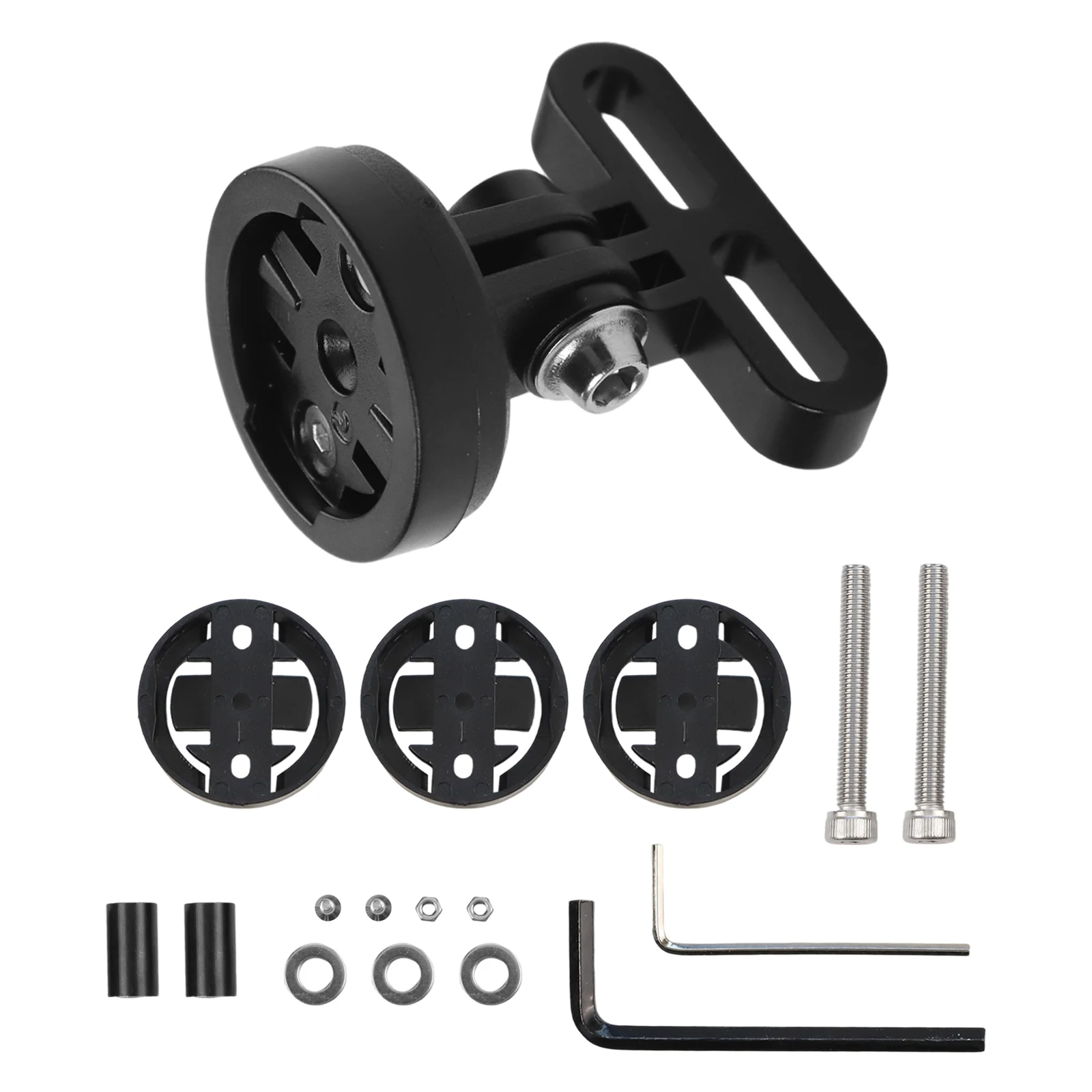 

1 комплект, крепление на руль, крепление на руль 4,5*4,5 см, алюминиевый сплав, черный M5*40 мм для Garmin, практичные камеры Hero