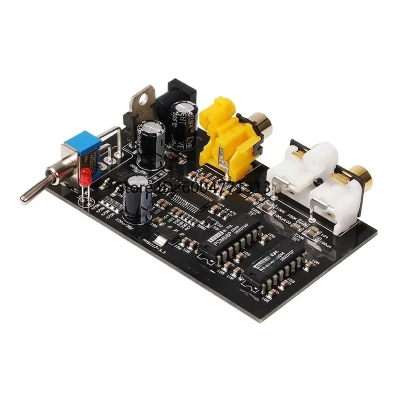 Dual PCM56 HIFI Audio Decoder Board 16Bit 48K Coaxial Input RCA Output High Quality DAC Module