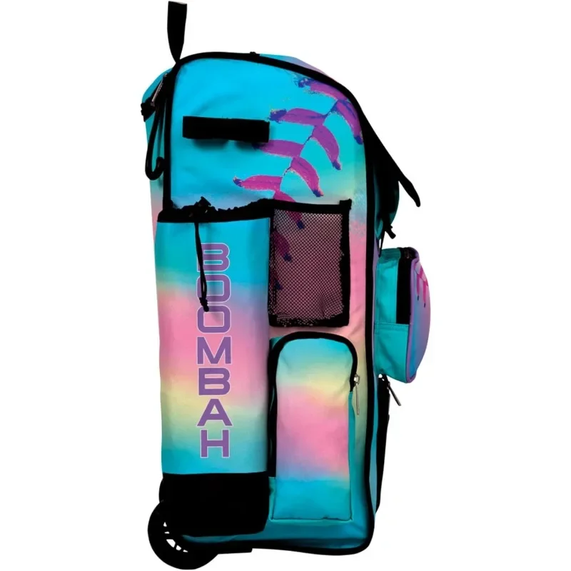 

Сумка Boombah Rolling Superpack для бейсбола/софтбола — 23–1/2 x 13–1/2 x 9–1/2 дюйма — телескопическая ручка — вмещает 4 летучих мышей