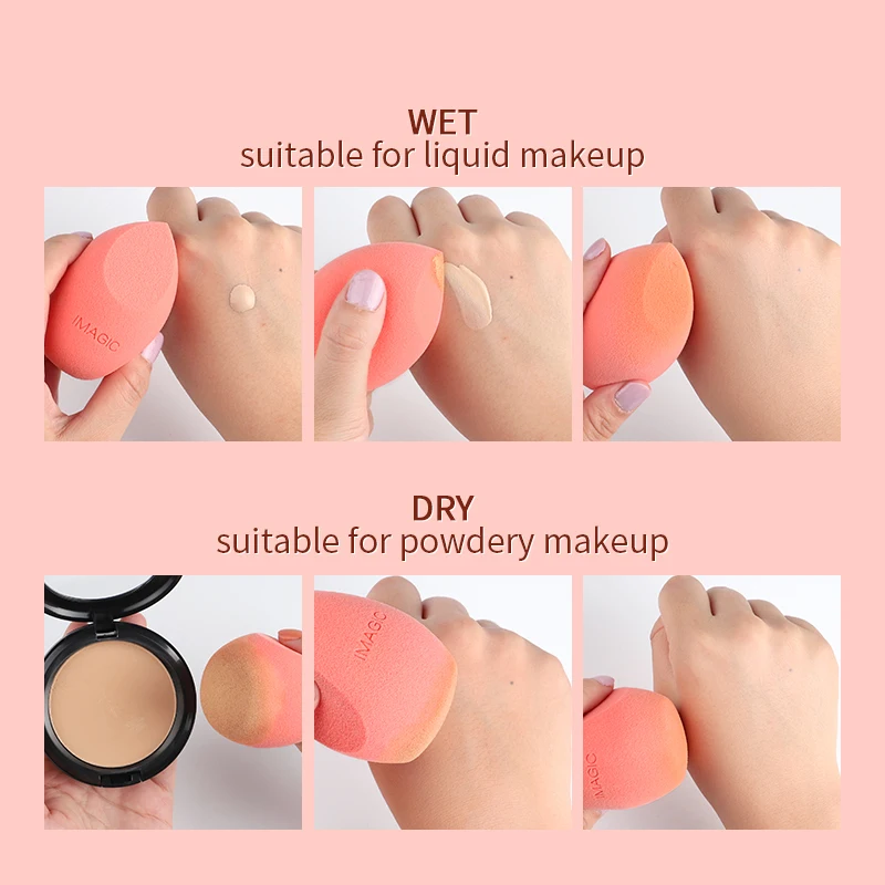 IMAGIC Professional Makeup Sponge Puff for Flawless Foundation Application