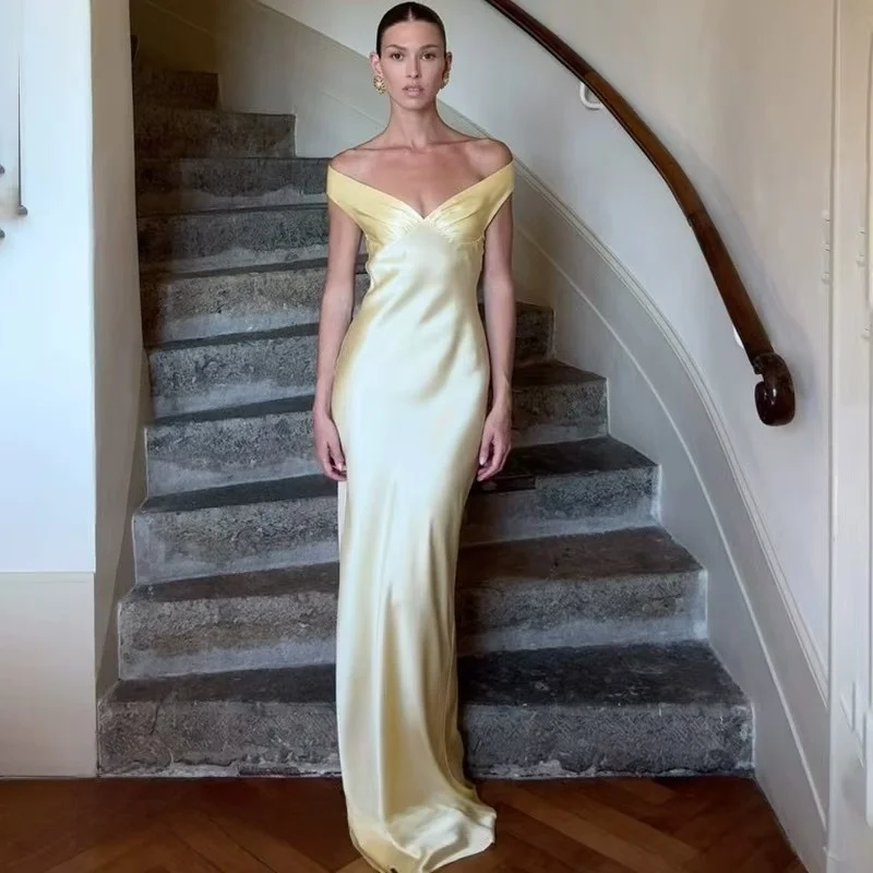 

Sexy Bal Strapl Dr One oulder Evening Gown High Waist Bodycon Long Skirt A-Line Silhouette Color No Brand