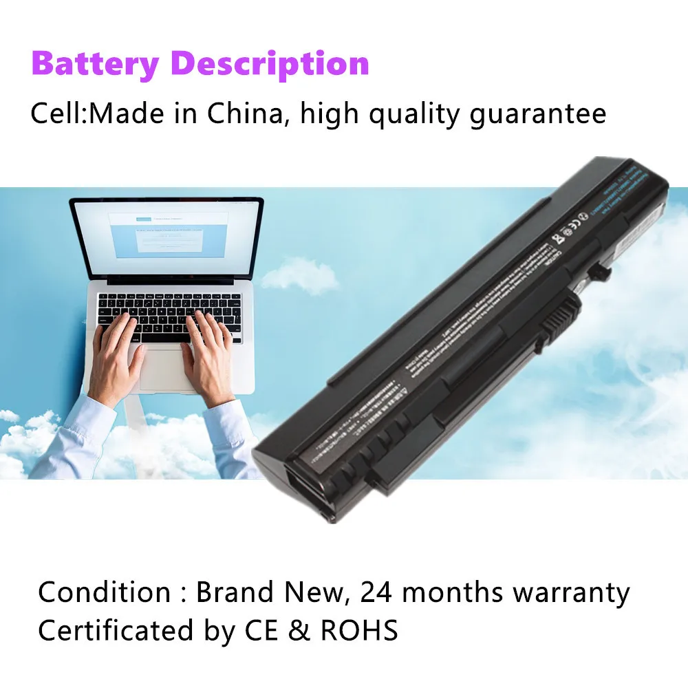 UM08A31 UM08A72 UM08A73 UM08A74 Laptop Battery For Acer Aspire One KAV10 KAV60 ZG5 D150 AOA150 UM08A51 UM08A71