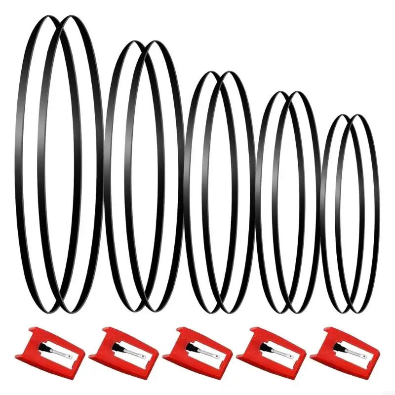 

Turntable Needle Styluses Record Player Belts Phonograph Maintenance Part Record Player Needle Turntable Belts