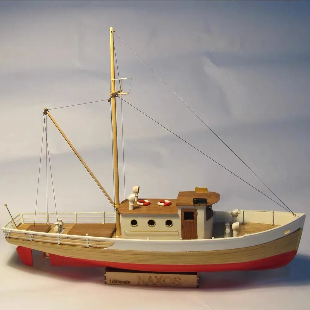 1/50 محاكاة Naxos المراكب الشراعية 32.8 سنتيمتر ثلاثية الأبعاد الكمبيوتر المساعدة تصميم خشبي المراكب الشراعية أطقم منمذجة الصبي لعبة هدية الحلي