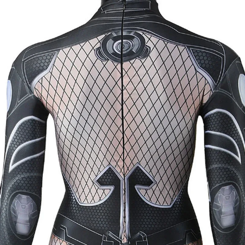 แฟนตาซี ซูซาน สตอร์มคอสเพลย์วิกผมสีดำชุดจั๊มสูทเกมคู่แข่งดิสฟราซเครื่องแต่งกายผู้หญิงแฟนตาซีฮาโลวีนปาร์ตี้คาร์นิวัลเสื้อผ้า