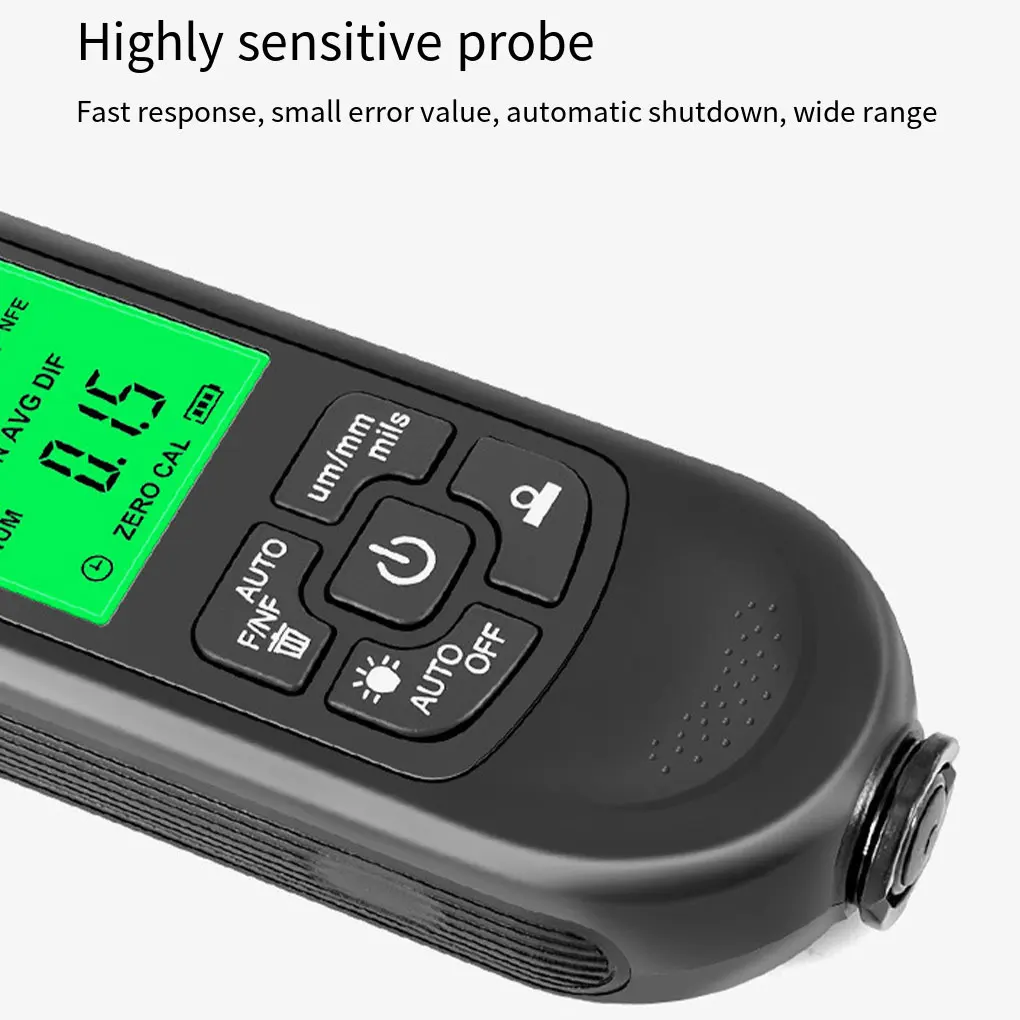 Professional Results Portable Paint Thickness Meter For Precision Coating Measurement Easy-to