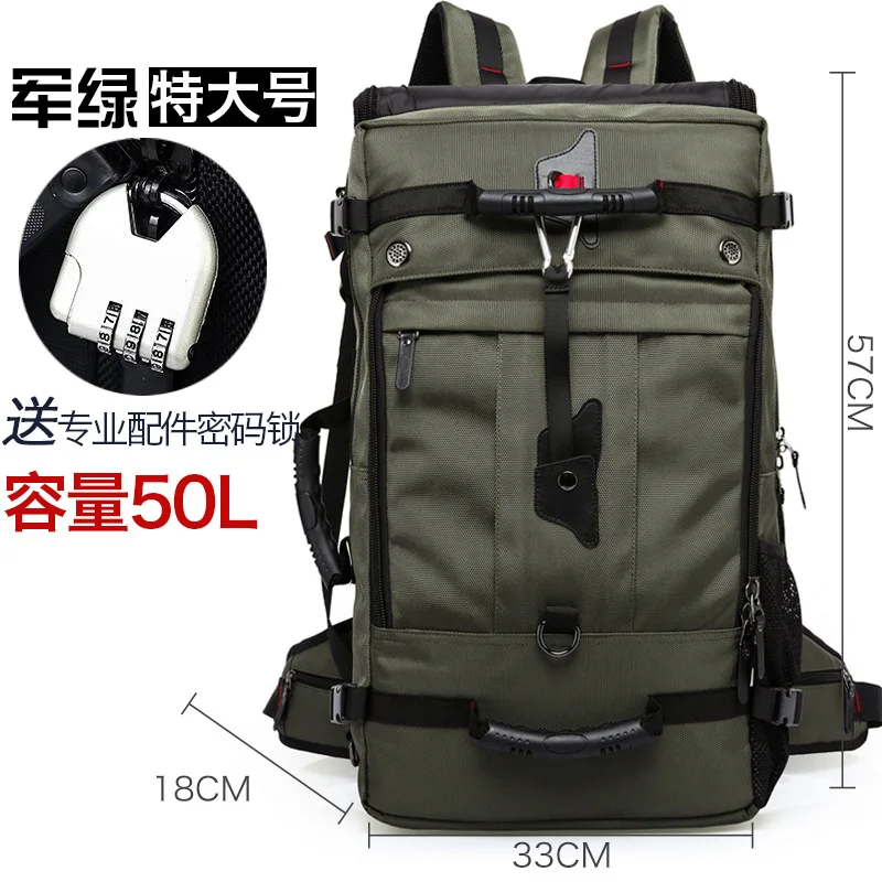 backpack travel bag men\'s outdoor backpack large capacity luggage bag multifunctional hiking backpack