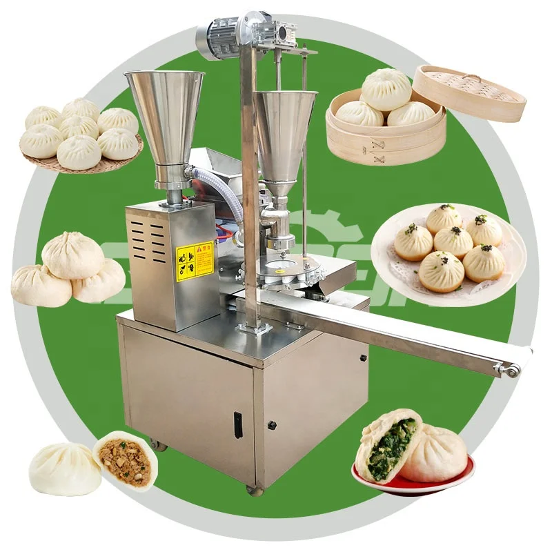 

High Quality Roti Full Auto Dumpling Steam Bun Fill Chinese Baozi Momo Make Machine Part Automatic Dumpling