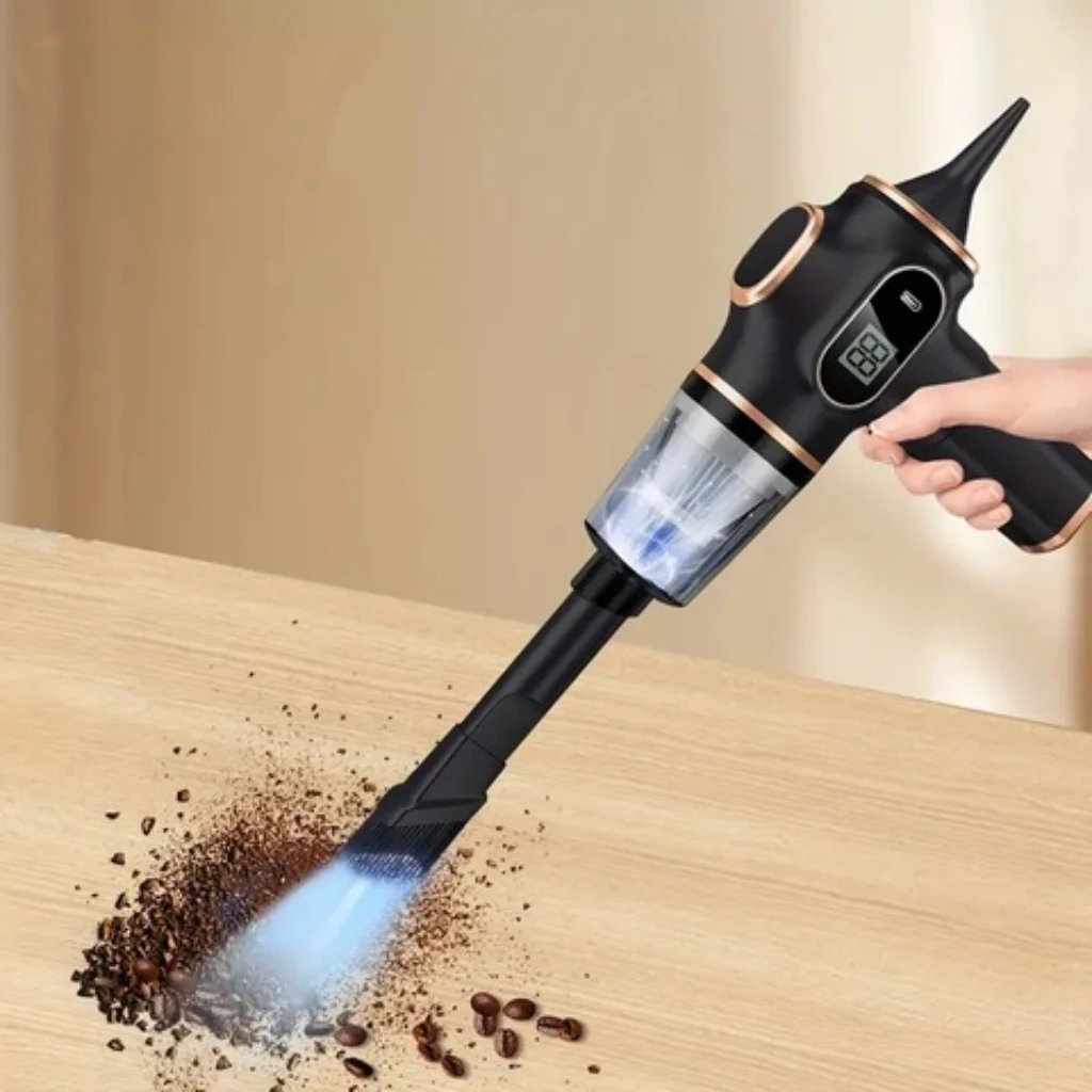 4500PA Handheld Car Vacuum Cleaner, High Power Portable Cordless Vacuum Cleaner, Air Duster and Vacuum Cleaner with LED Display,