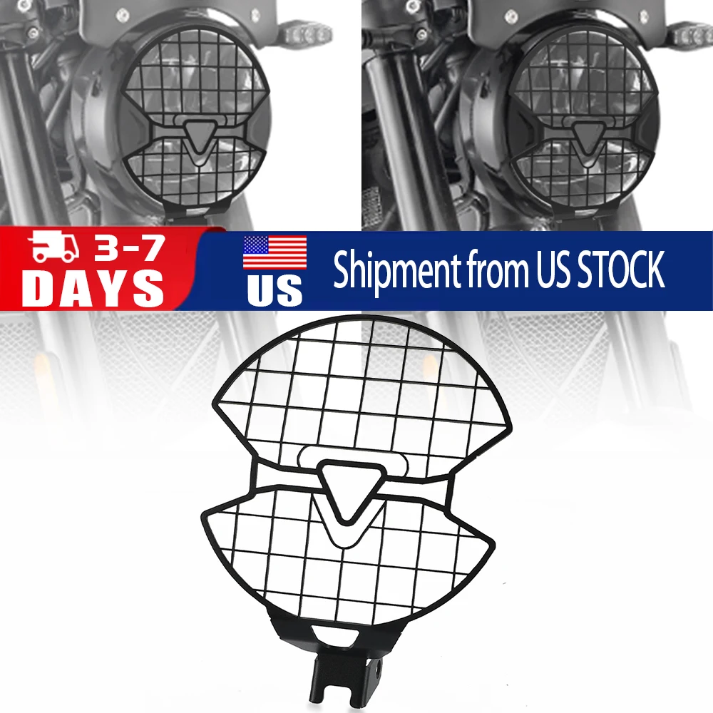 

Для Trident 660 Trident660 2021 2022 2023 2024 мотоцикла TRIDENT 660 Защитная крышка для фар, решетка, лампа, защита света