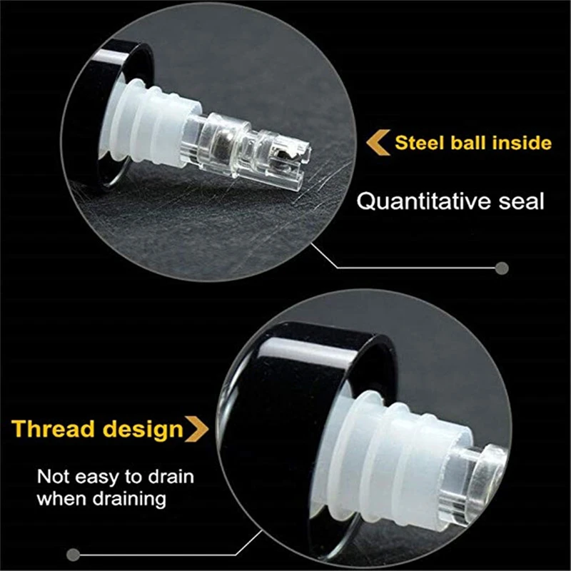 Picture 7: 30ml 80pcs Automatic Measured Bottle Pourer Quick Shot Spirit Drinks Wine Cocktail Dispenser Bar Accessory Wine Pourer