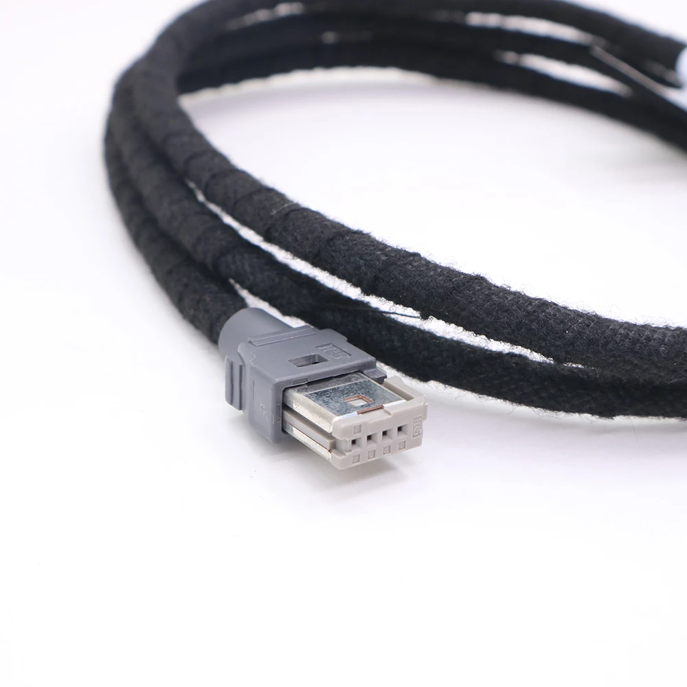 USB Cable For Peugeot 206 207 307 308 407 408 Citroen C2 C3 C4 Auto Radio RD9 RD43 RD45 4-Pin Connector