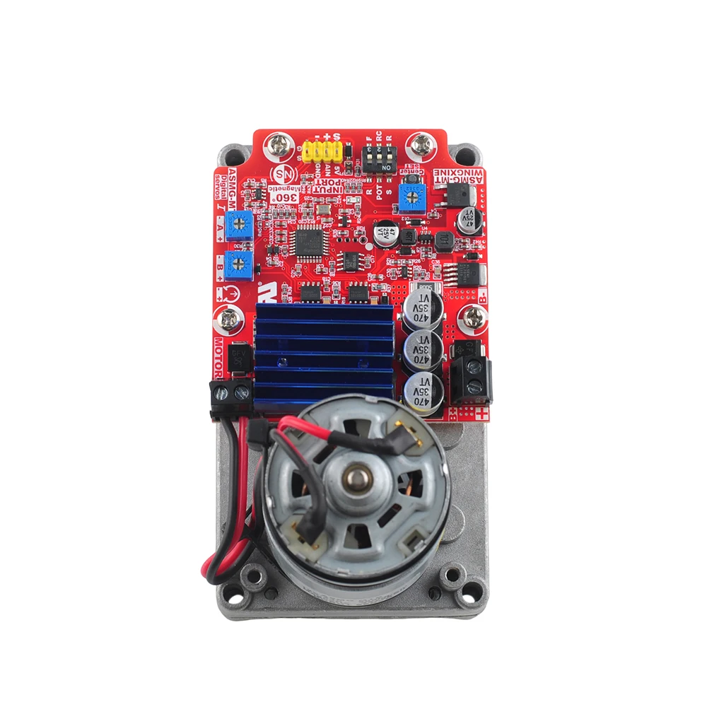 ASMG-MTB 500kgcm Industrial High Torque Servo Non Contact Magnetic Encoder For Robot Arm Valve Control PTZ