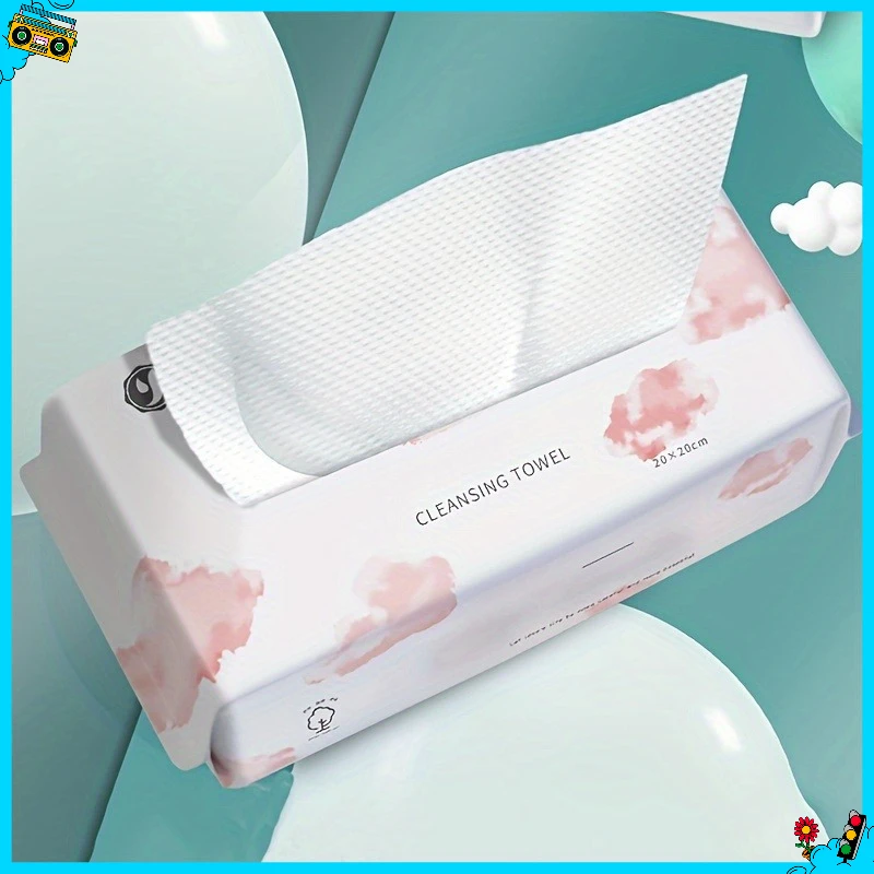 

Disposable Face Towel Cotton Thicker Safe Skin-friendly Bathroom Cleaning Tools Water Absorbent Facial Cleansing Car Paper Towel