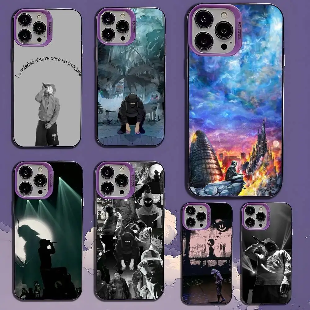 

Beny-Jr-Rapper LowFlyer Phone Case For iPhone17,16,15,14,13,12,11,Mini,Pro,SE,MAX,plus,Purple Matte Silicone Cover