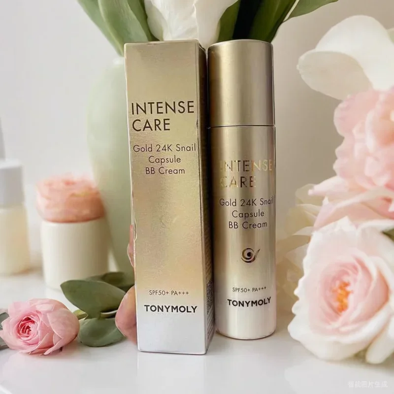 

Tonymoly Intense Care Gold 24k Snail Capsule BB Cream SPF50+PA+++ Repair Brighten Anti-Wrinkle Concealer Korea Makeup Cosmetics