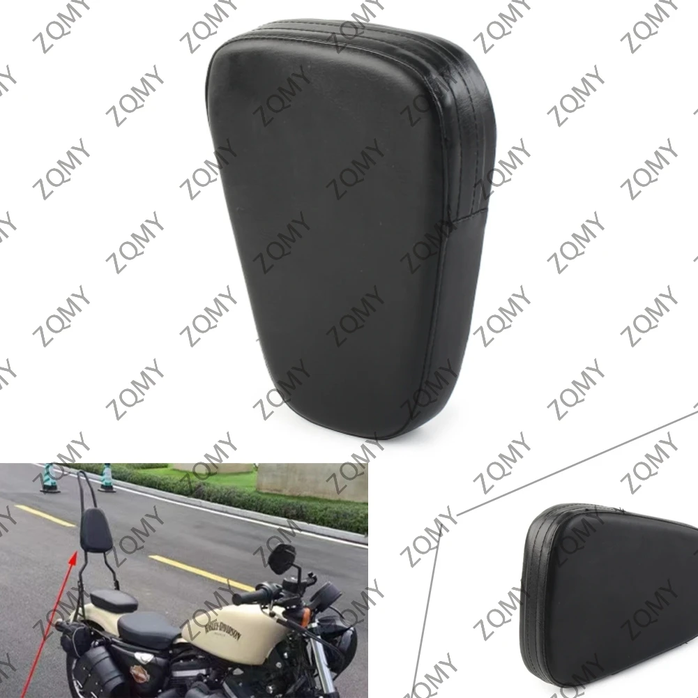 Universal Motorcycle Sissy Bar Backrest Cushion Pad For Harley Davidson Chopper Cruiser Touring For Yamaha Honda Kawasaki