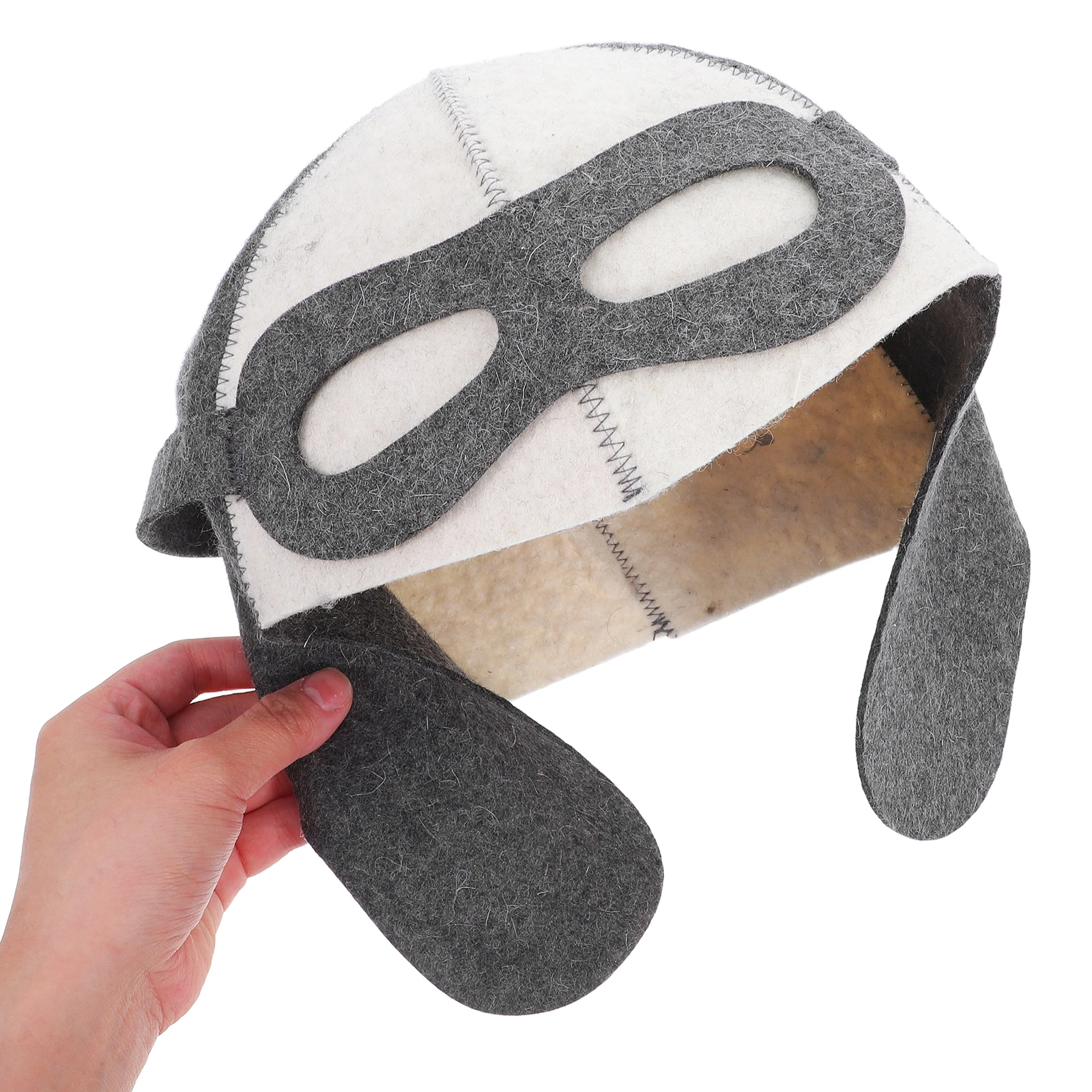 

Pilot Sauna Hat Bath House for to Protect Hair Bathroom Felt Russian Cap Steamer