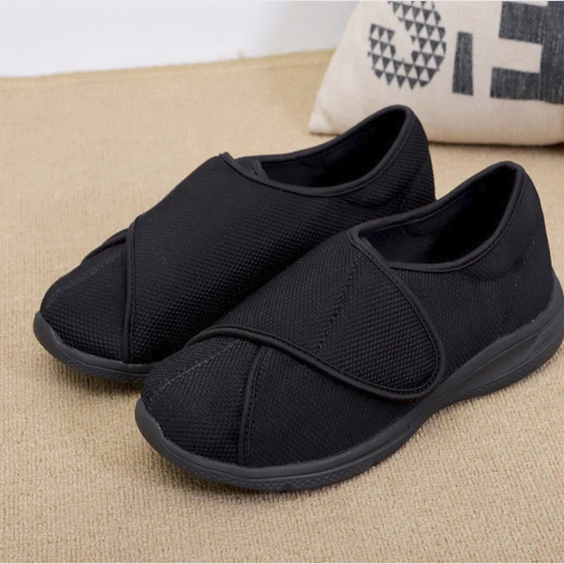 Diabetic Supportive Summer Spring Wide Width Men Women Shoes Foot Care Hallux Valgus Corrective Puffy Single Shoes