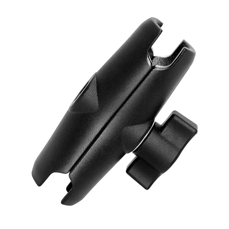 Double Socket Arm Motorcycle Ram Mount Support Compatible with 1 Inch 25mm Ball Components for Gopro Garmin Action Camera