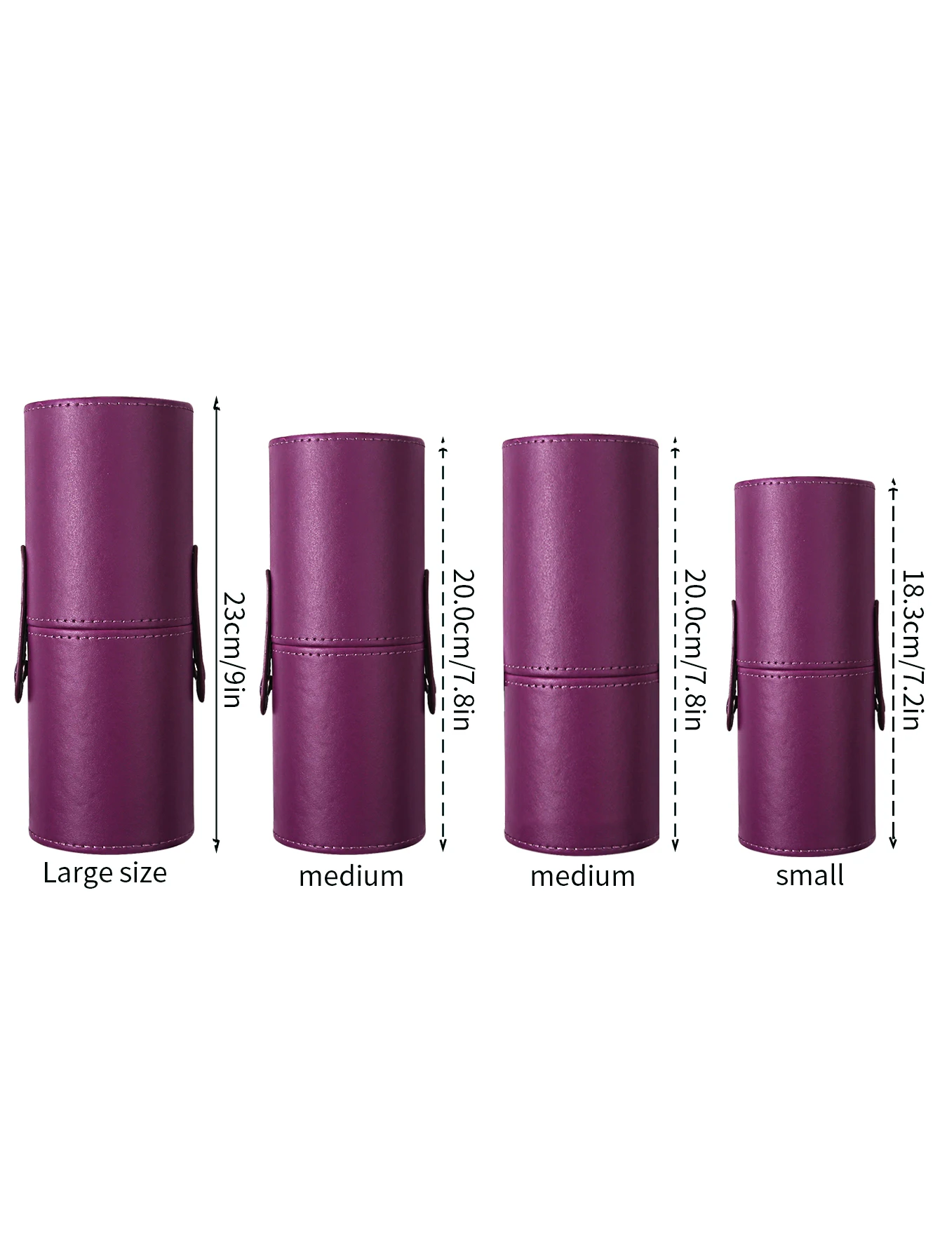 السفر بو الجلود فرشاة للمكياج أدوات حامل أقلام التجميل تخزين كأس صندوق أدوات ماكياج المحمولة المنظم