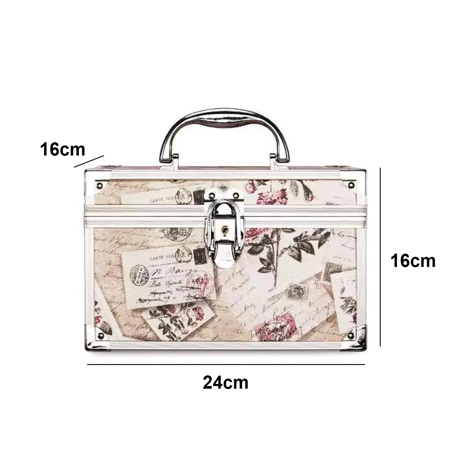 Makeup Box Large Capacity Portable Lock Box Internet Celebrity Multi-function Multi-layer Cosmetic Storage Case for Home Trip