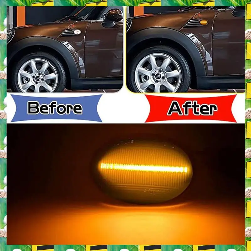 3C электронный правый боковой индикатор Repeater, накладка 63132751504 для BMW MINI R55 R56 R57 R58 R59 07-13 Fender Assist Turn Signa